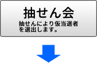 公開抽せん会　抽せんにより仮当選者を選出します。